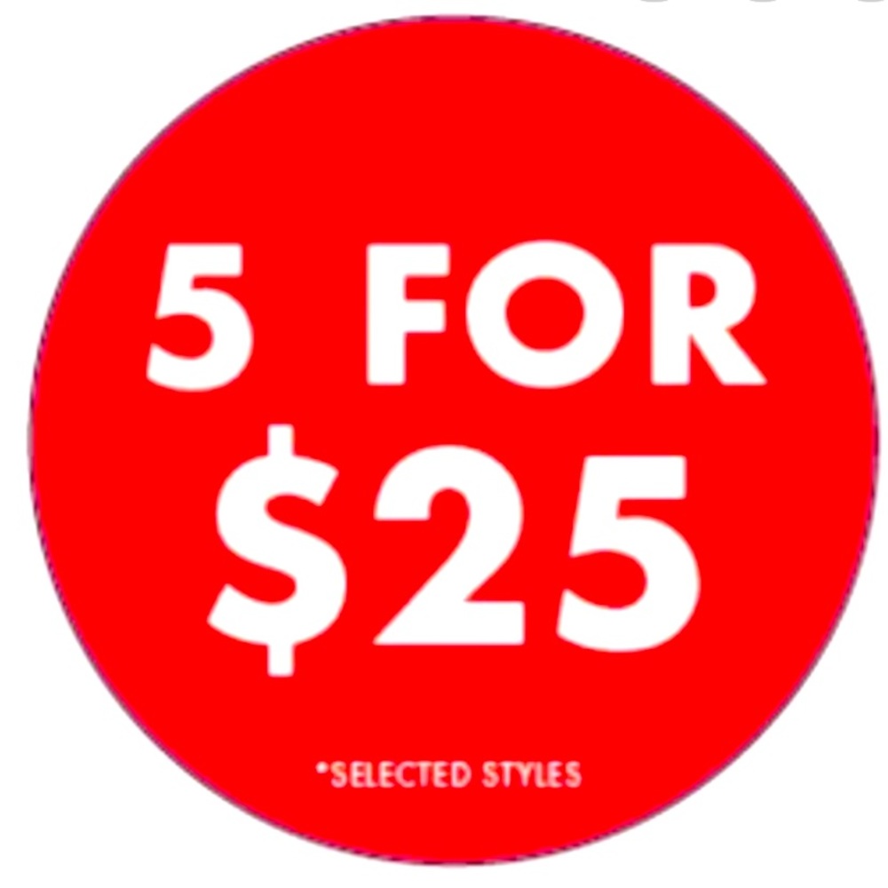 5/25 Offer 25$ for your bundle